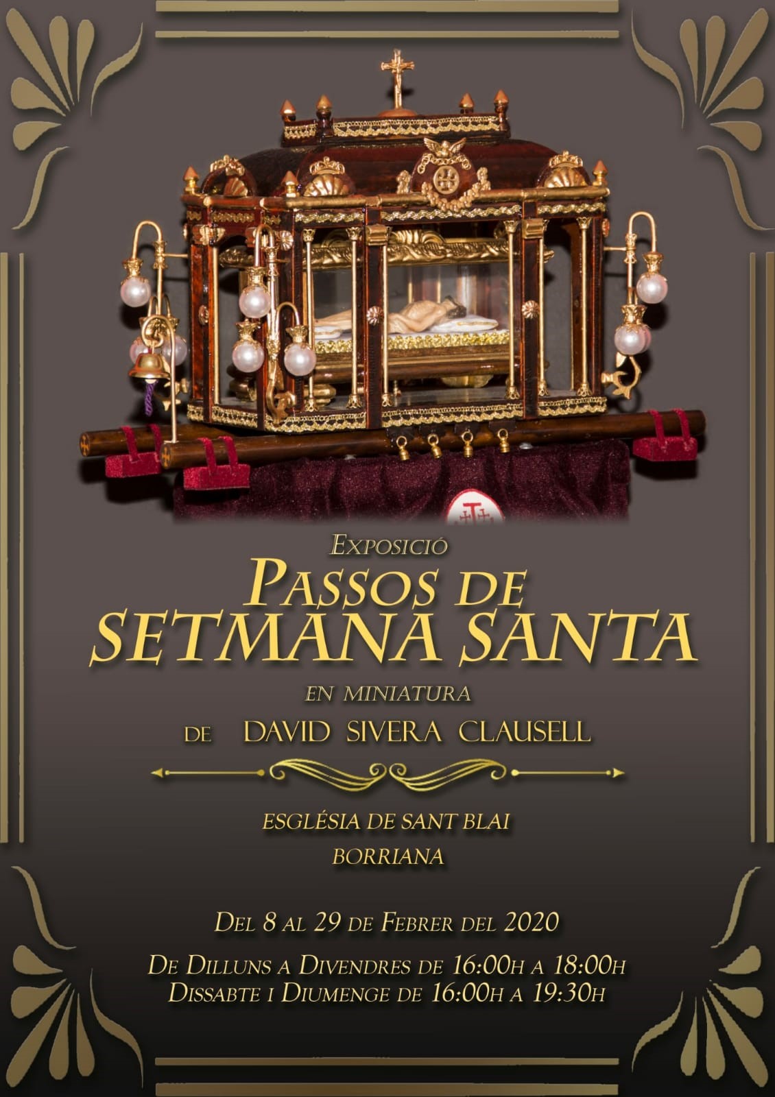 EXPOSICIÓN PASOS DE SEMANA SANTA EN MINIATURA de David Sivera –